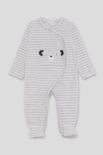 Pijama Street Monkey de rayas gris y blanco – Ref. 362018