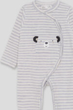 Pijama Street Monkey de rayas gris y blanco – Ref. 362018 - Imagen 3