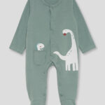 Pijama Street Monkey verde con dinosaurios – Ref. 362027