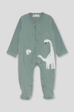 Pijama Street Monkey verde con dinosaurios – Ref. 362027