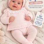 Conjunto de punto bebé con capota sin costuras Ref. 70100