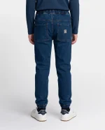 Pantalón vaquero jogger niño Spagnolo azul con cintura elástica - Imagen 3